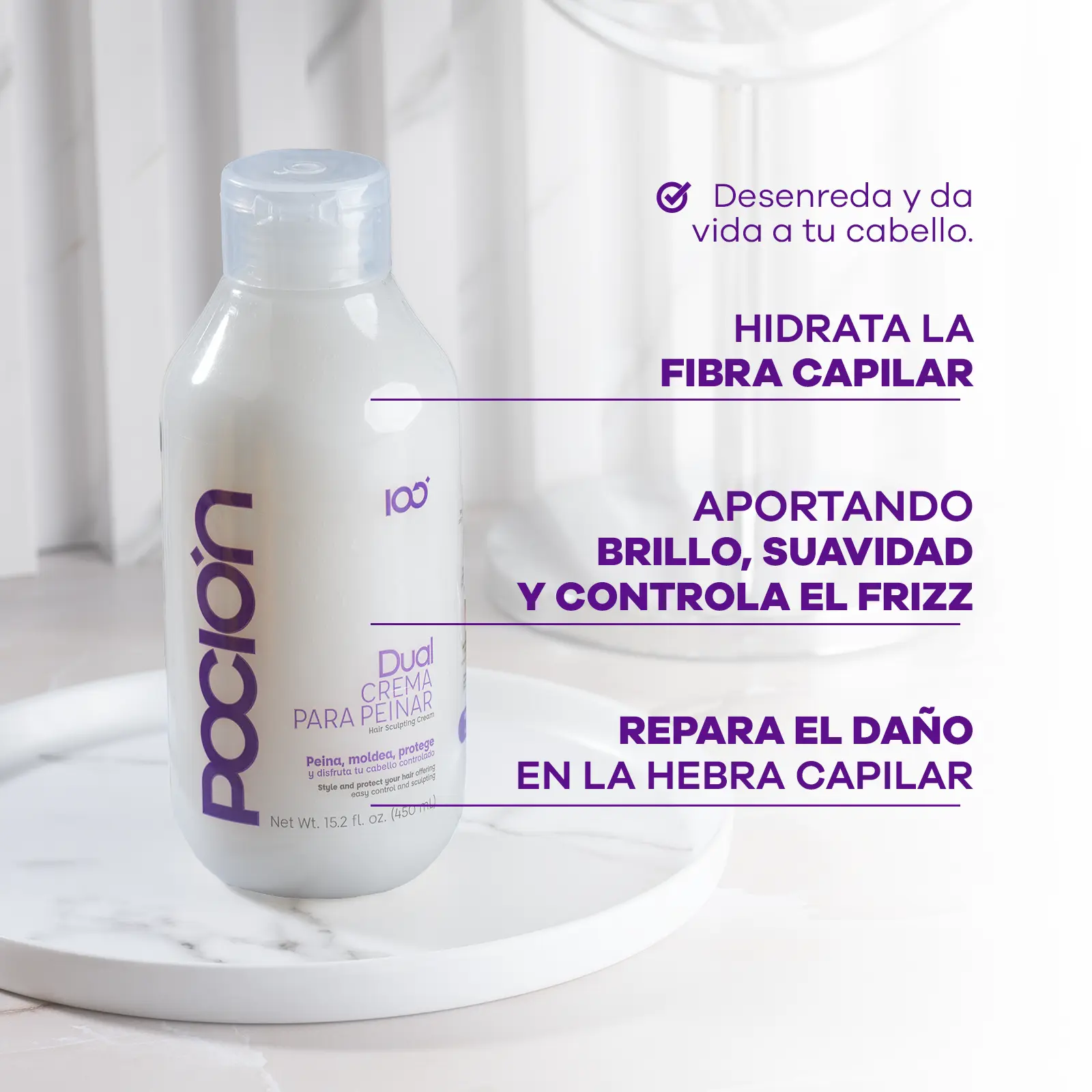 Dual Crema para Peinar de Reparación - Image 3